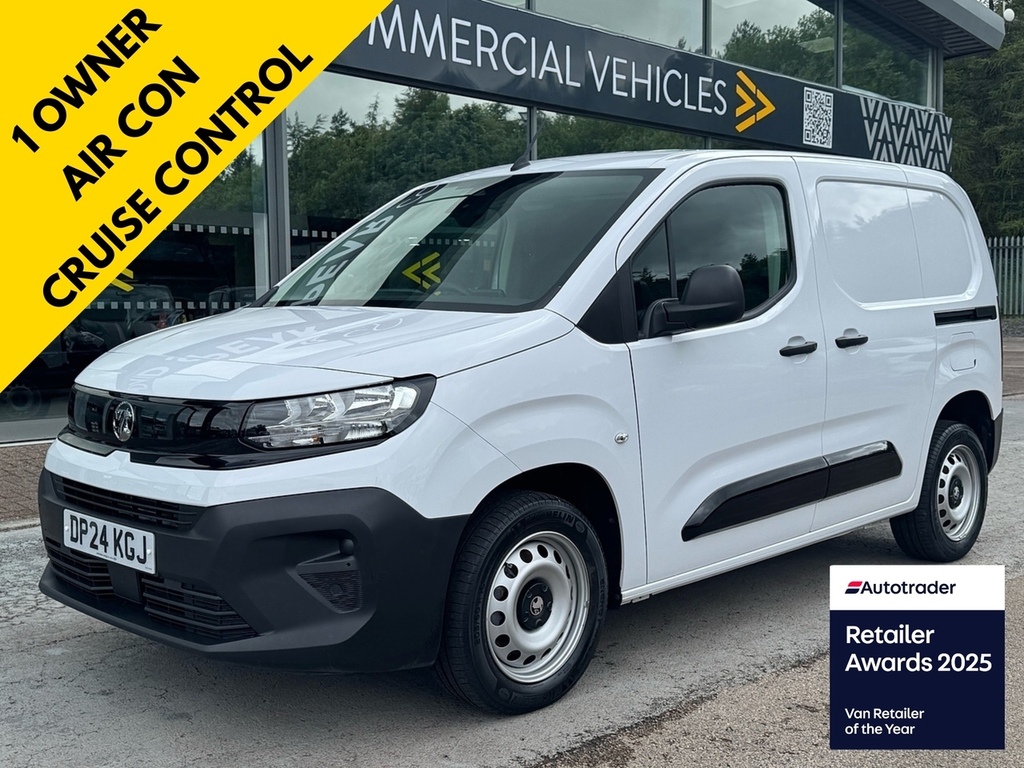 Vauxhall Combo Turbo D 2300 Prime 100Ps Swb With Air Con, Low Mil White