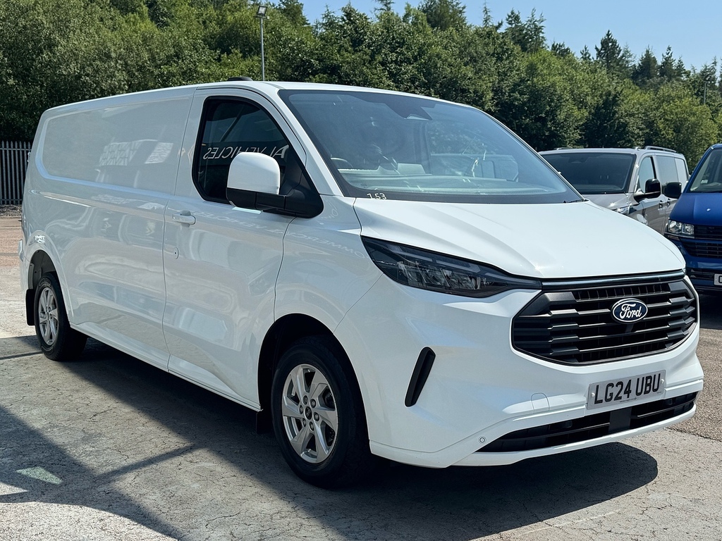 Ford Transit Custom 300 Ecoblue Limited L2 Lwb 136Ps With Heated Seats White #3