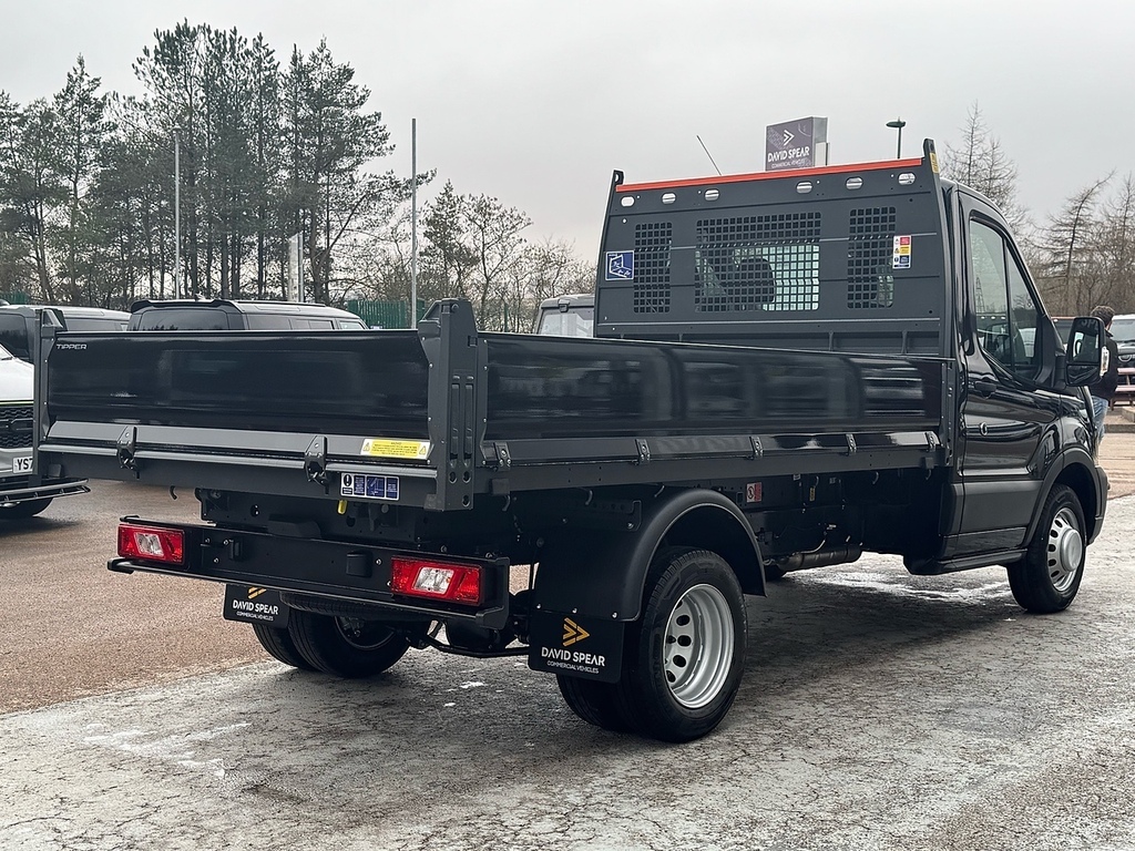 Ford Transit Custom 165Ps 350 Leader Single Cab Tipper Drw With Ac, R Black #2