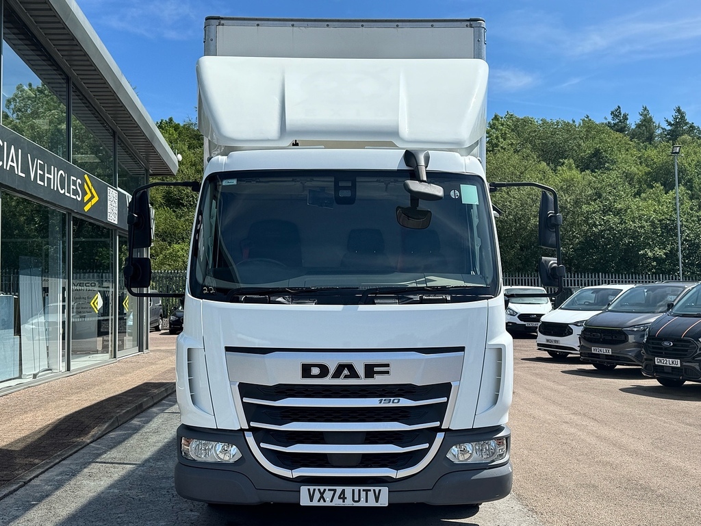 DAF All Models Lorry Curtainside With Tuck Away Tail Lift, Air Co White #3
