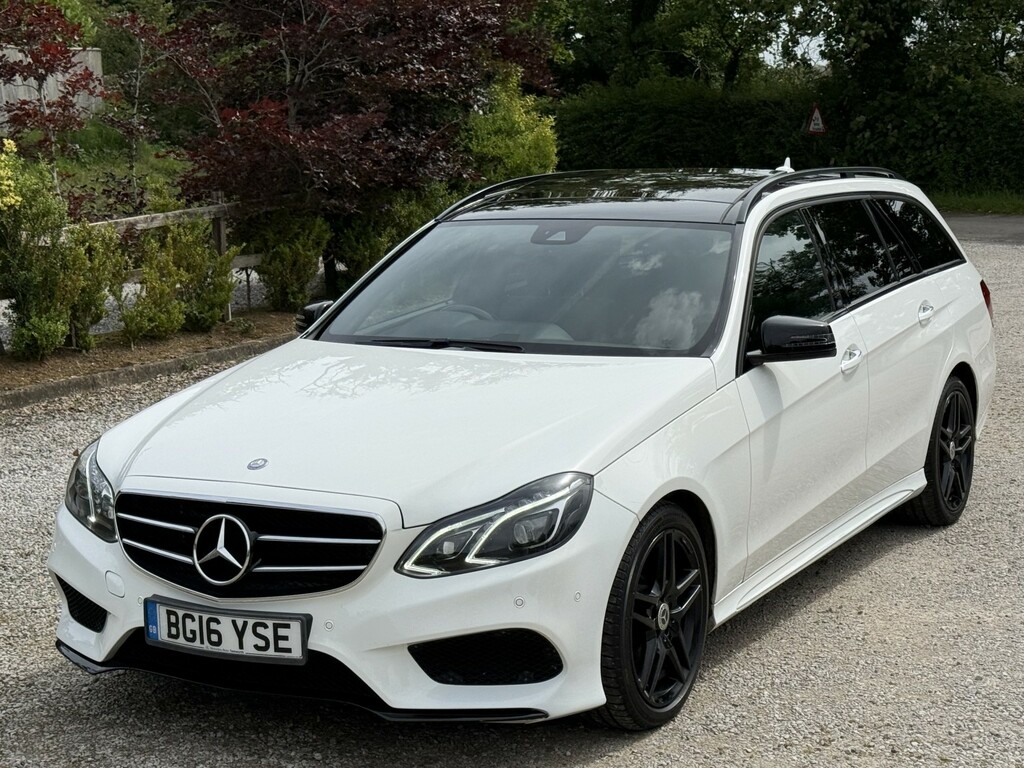 Mercedes-Benz E Class 3.0 E350 V6 Bluetec Amg Night Edition White #4