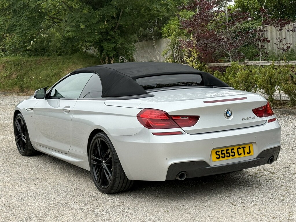 BMW 6 Series 3.0 640D M Sport Convertible Silver #6