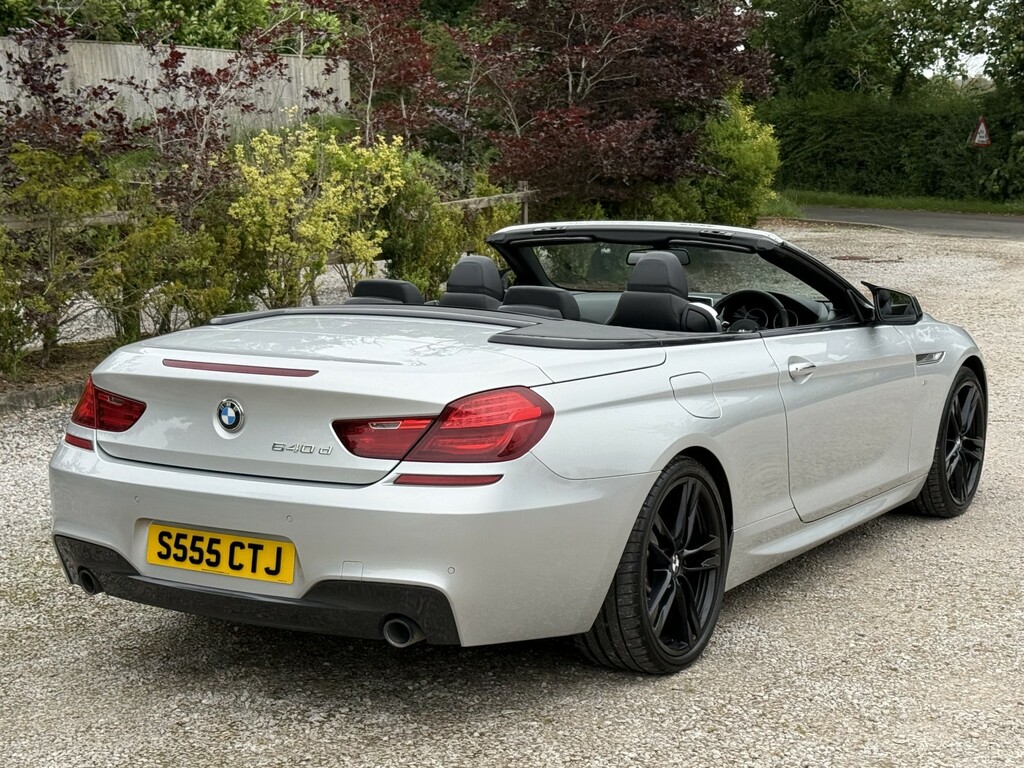 BMW 6 Series 3.0 640D M Sport Convertible Silver #3