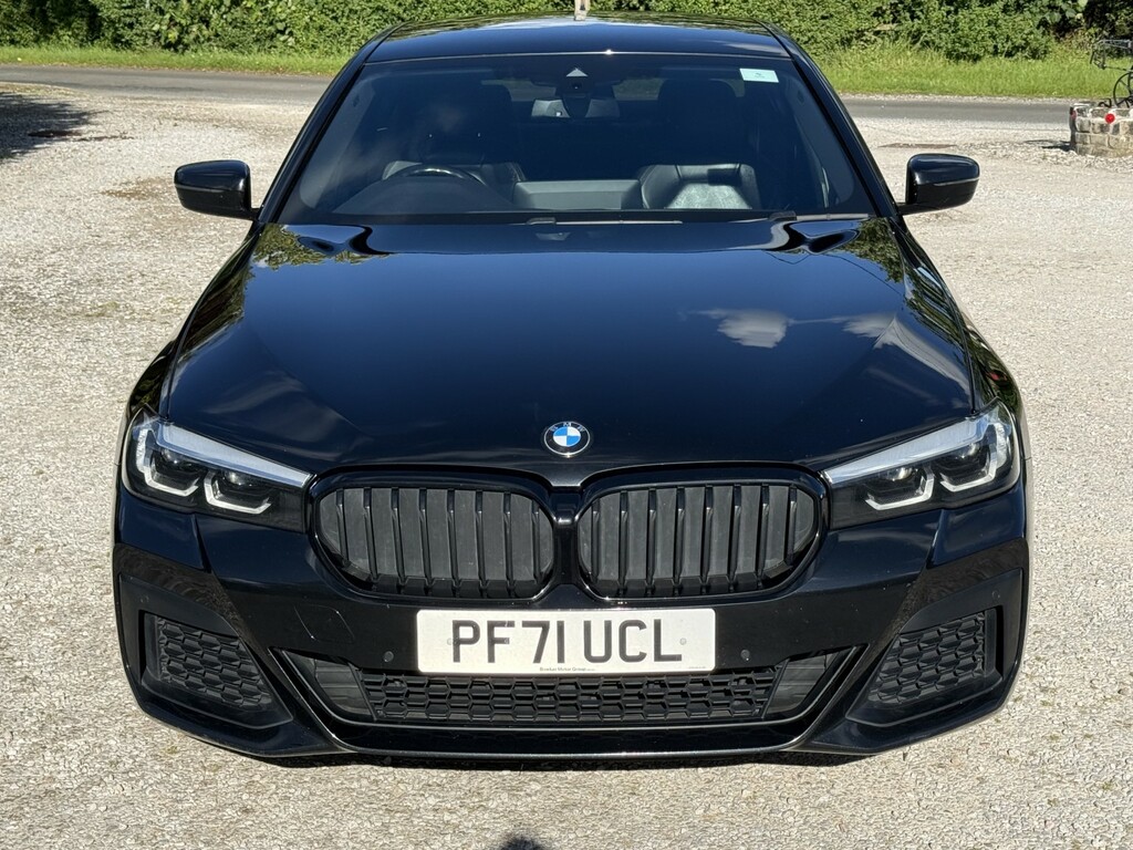 BMW 5 Series Black #7