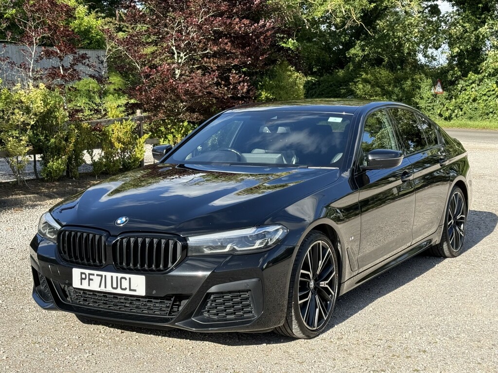 BMW 5 Series 2.0 520D M Sport Saloon Black #4