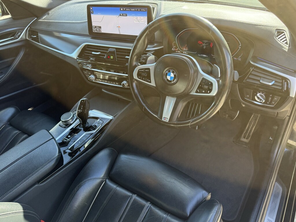 BMW 5 Series Black #9
