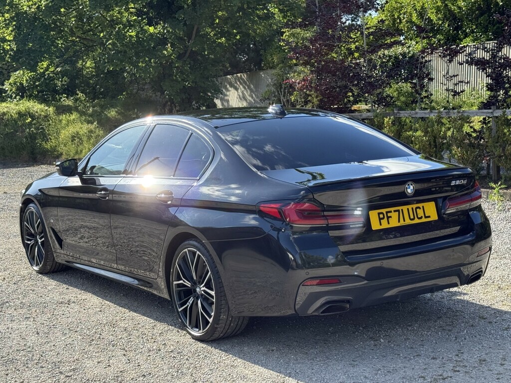 BMW 5 Series 2.0 520D M Sport Saloon Black #6