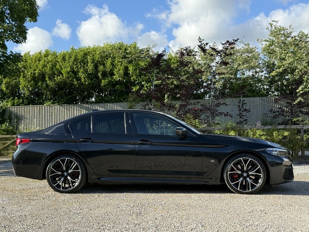 BMW 5 Series 2.0 520D M Sport Saloon Black #2