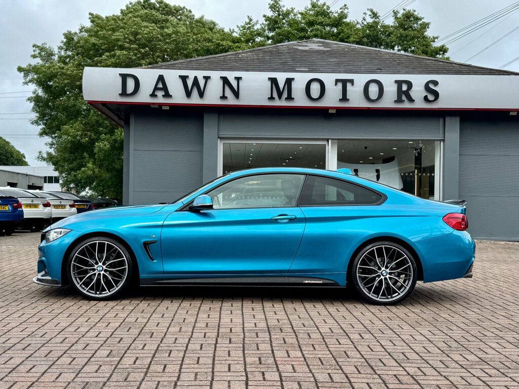 BMW 4 Series 2.0 420I M Sport Euro 6 Ss DE18FRK Blue #2