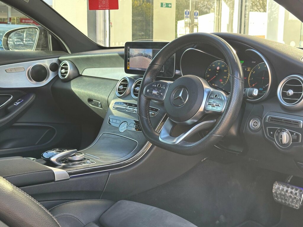 Mercedes-Benz C Class 1.5 C200 Mhev Amg Line Premium G-tronic Euro 6 Black #3