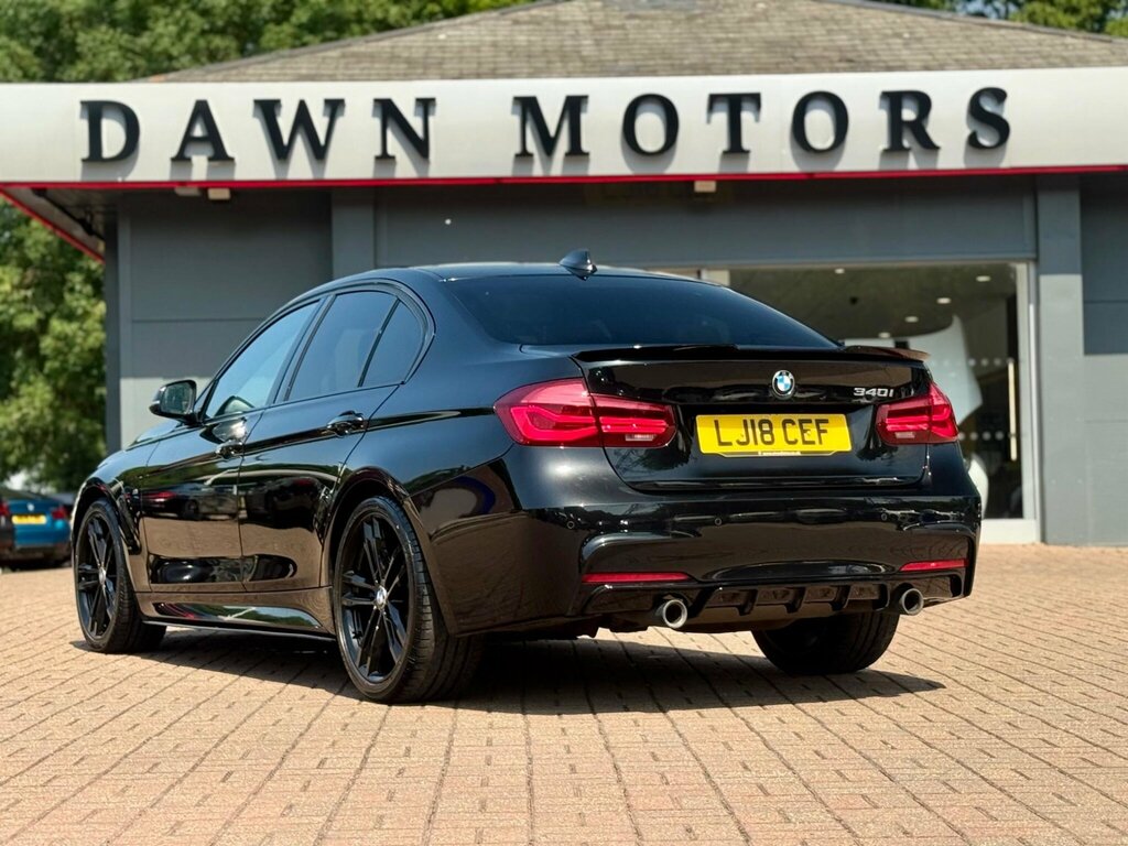 BMW 3 Series 3.0 340I M Sport Shadow Edition Euro 6 Ss Black #2