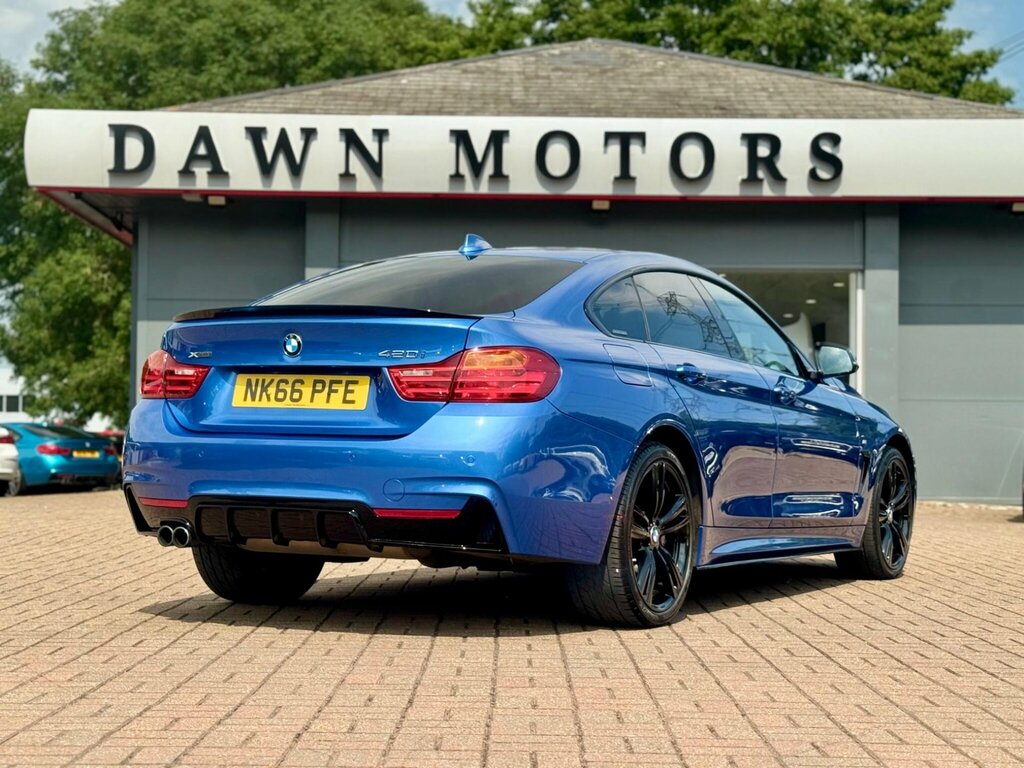 BMW 4 Series Gran Coupe 2.0 420I M Sport Xdrive Euro 6 Ss Blue #2