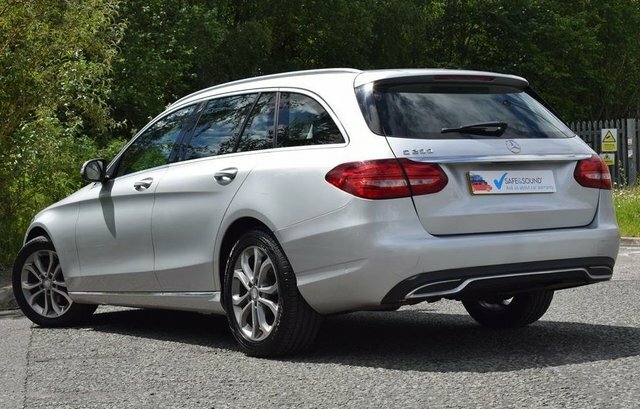 Mercedes-Benz C Class 2.0 C200 Sport Estate Silver #6