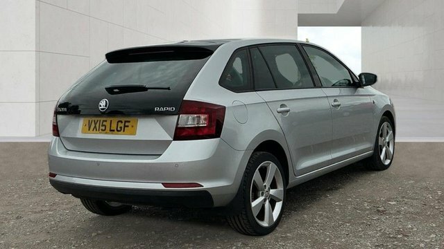 Skoda Rapid Spaceback 1.6 Tdi Se Sport Silver #4