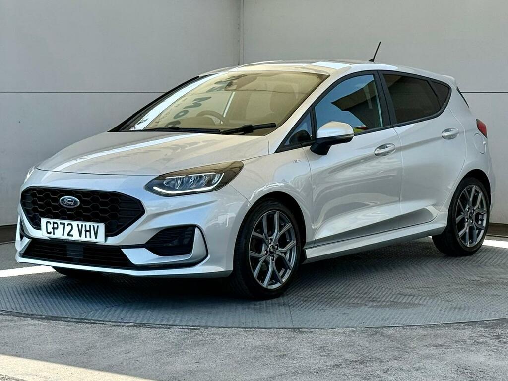 Ford Fiesta 1.0T Ecoboost St-line Hatchback CP72VHV Silver #4