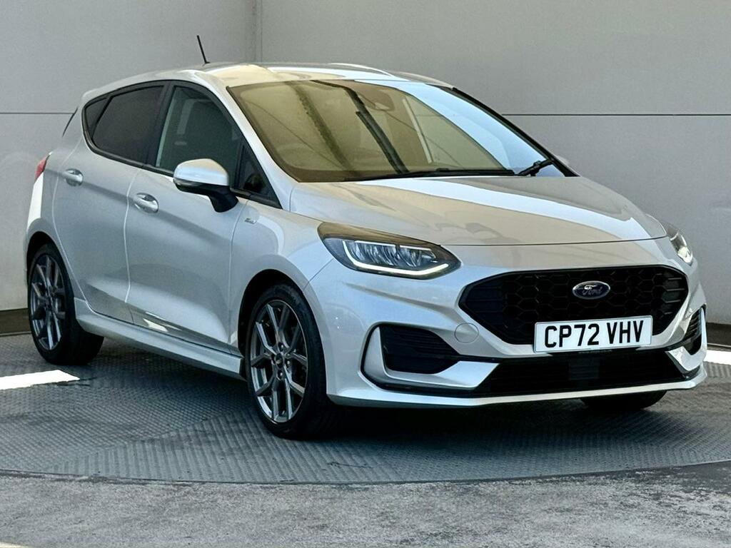 Ford Fiesta 1.0T Ecoboost St-line Hatchback CP72VHV Silver #2