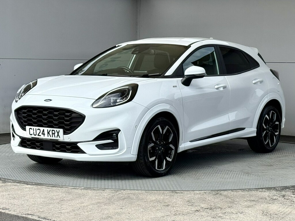 Ford Puma 1.0T Ecoboost Mhev St-line X Hybrid Euro 6 CU24KRX White #3
