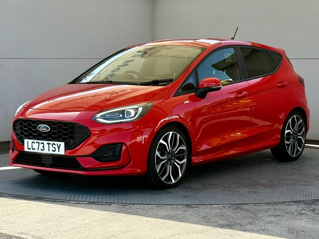 Ford Fiesta 1.0T Ecoboost Mhev St-line X Edition Hatchback LC73TSY Red #4