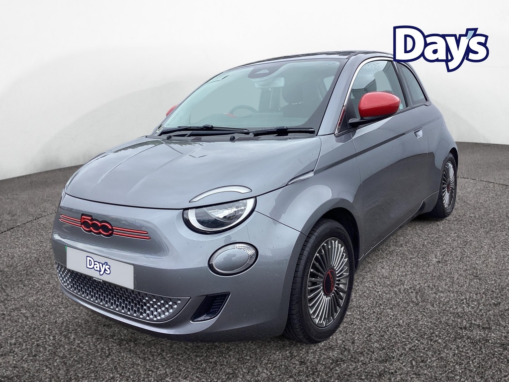 Fiat 500E 42Kwh Red Hatchback 118 Ps Grey #5