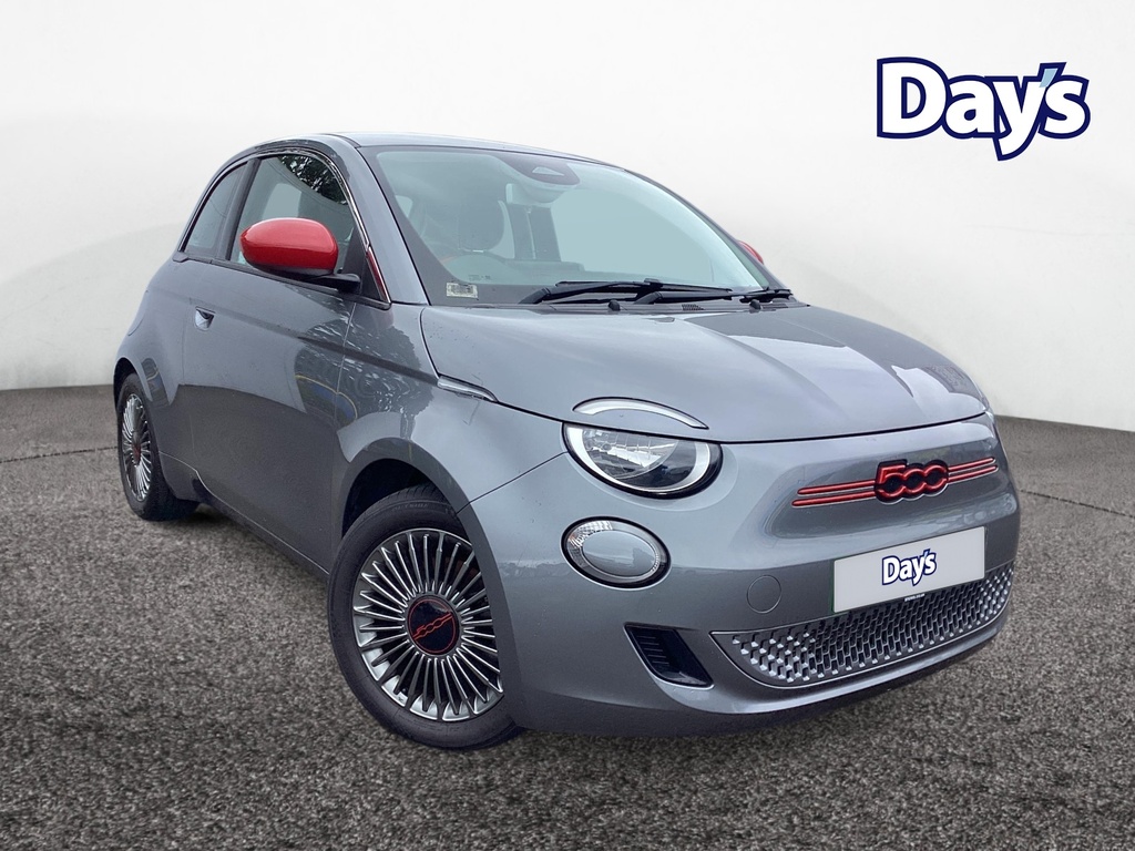 Fiat 500E 42Kwh Red Hatchback 118 Ps Grey