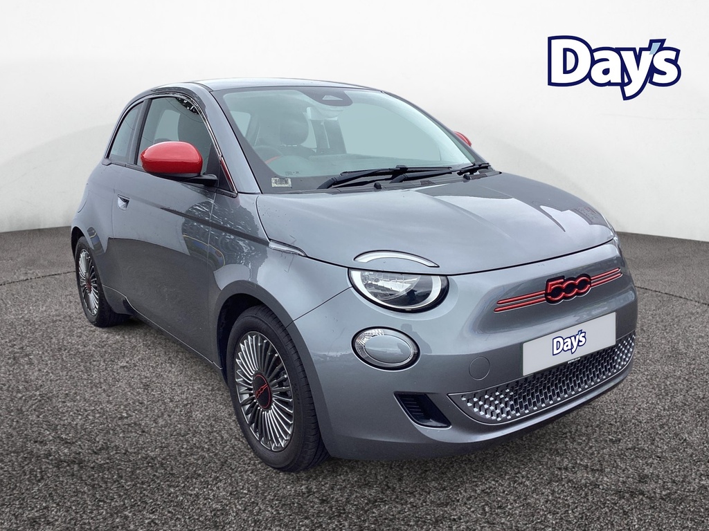 Fiat 500E 42Kwh Red Hatchback 118 Ps Grey #3