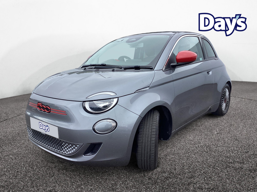 Fiat 500E 42Kwh Red Hatchback 118 Ps Grey #2