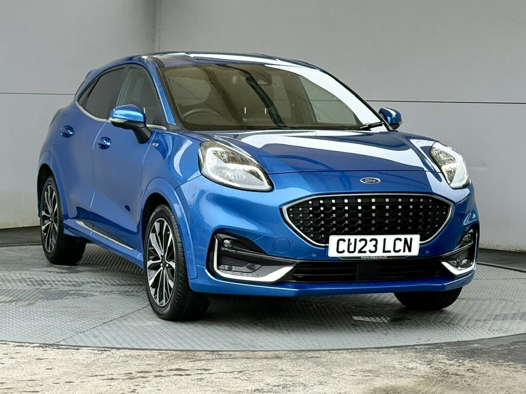 Ford Puma 1.0T Ecoboost St-line Vignale Hybrid CU23LCN Blue #2