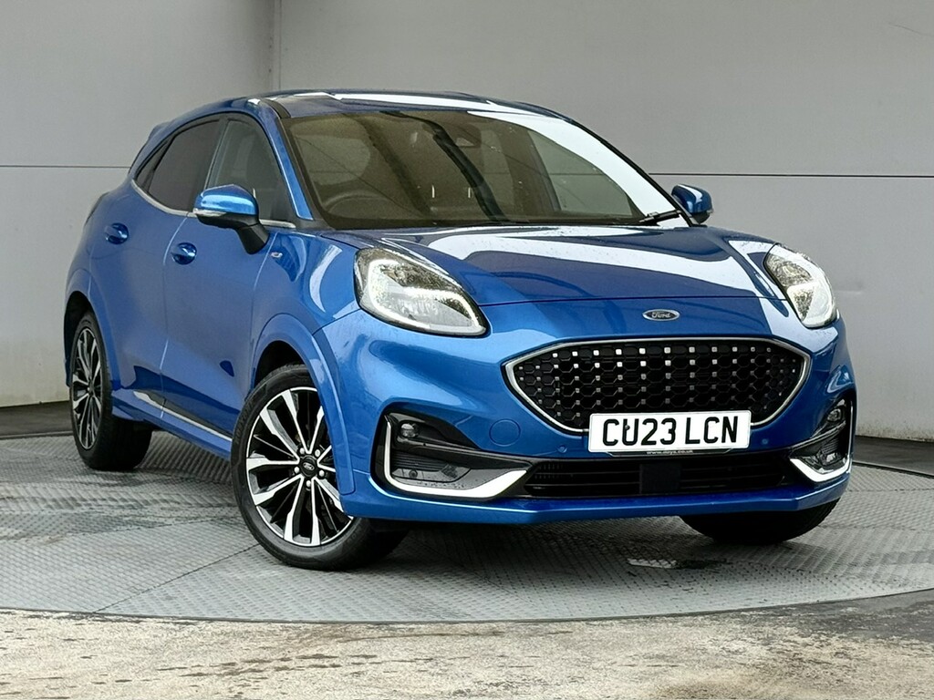 Ford Puma 1.0T Ecoboost St-line Vignale Hybrid CU23LCN Blue