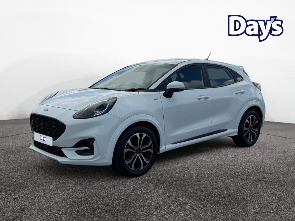Ford Puma St-line 1.0 Ecoboost Hybrid Mhev 125Ps White #4