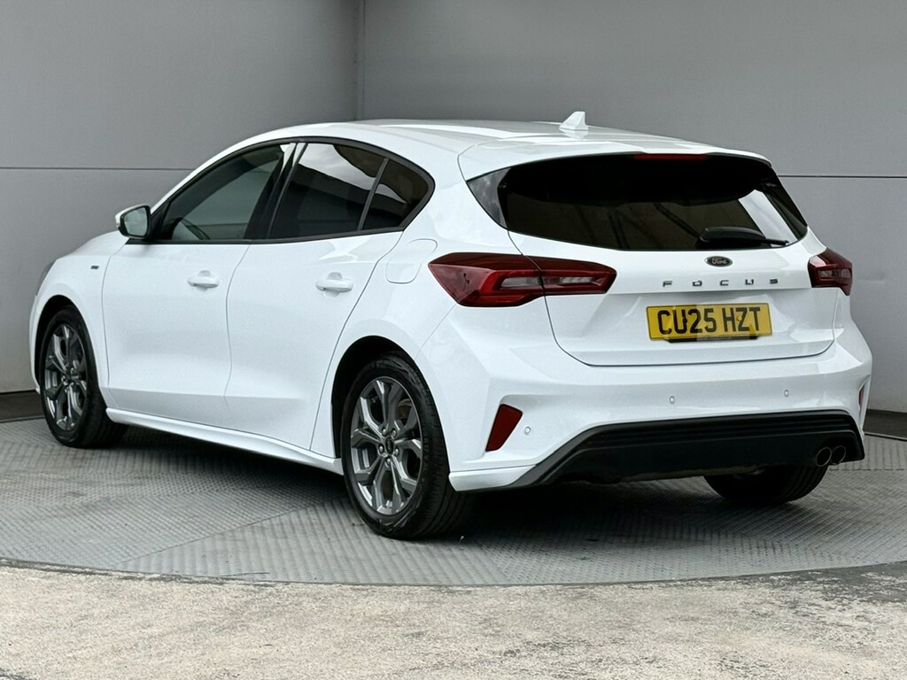 Ford Focus 1.0T Ecoboost Mhev St-line Hatchback Euro 6 Ss CU25HZT White #5