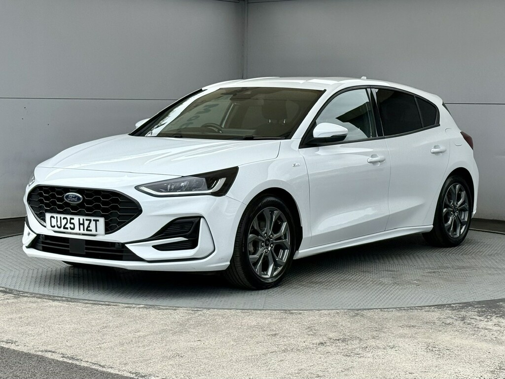 Ford Focus 1.0T Ecoboost Mhev St-line Hatchback Euro 6 Ss CU25HZT White #4