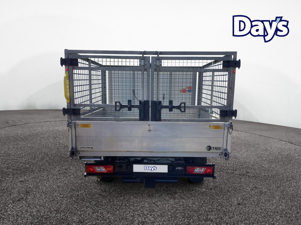 Ford Transit Custom 350 L3 Leader 7 Seat Double Cab, Pod, Caged Tipper White #6