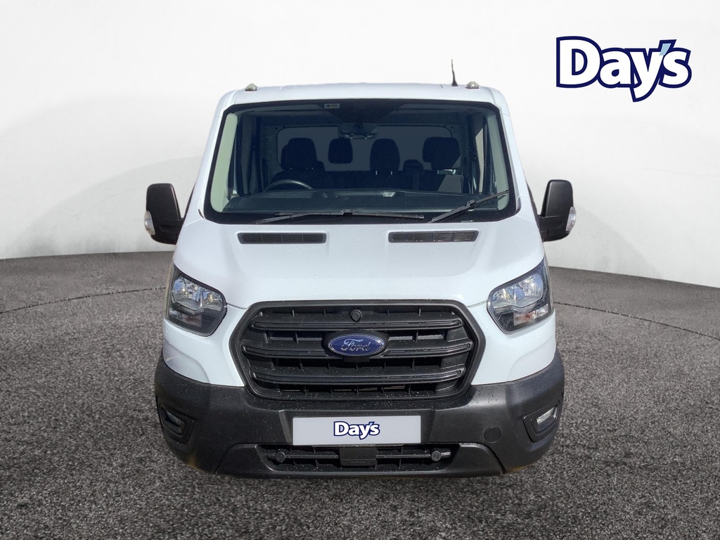 Ford Transit Custom 350 L3 Leader 7 Seat Double Cab, Pod, Caged Tipper White #4