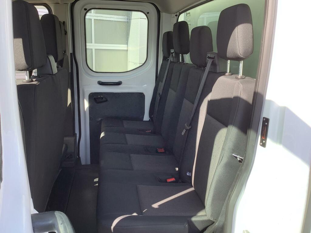 Ford Transit Custom 350 L3 Leader 7 Seat Double Cab, Pod, Caged Tipper White #3