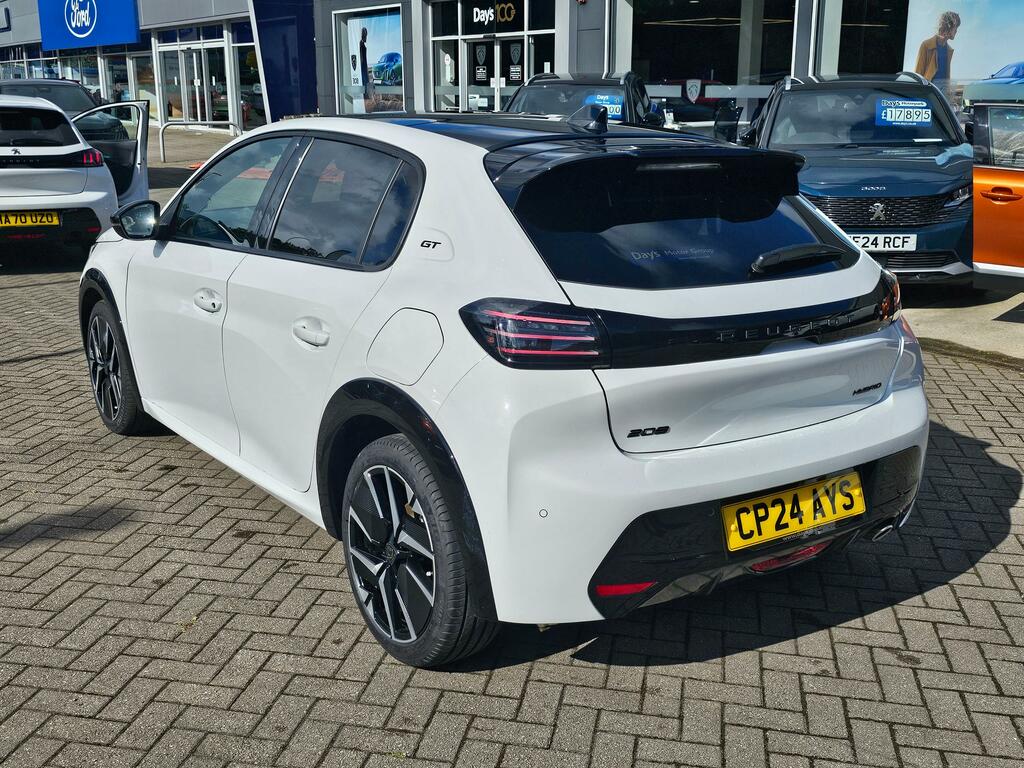 Peugeot 208 1.2 Gt Hatchback Hybrid E-dsc6 Euro 6 White #5