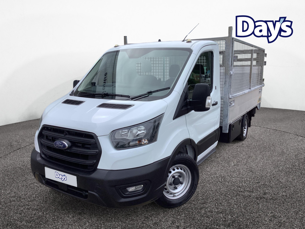 Ford Transit Custom 350 L2 Leader Caged Dropside, Tail Lift 2.0L 130Ps White