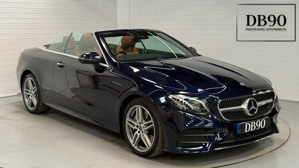 Mercedes-Benz E Class 3.0 E400 V6 Amg Line Premium Plus Cabriolet G-tr Blue