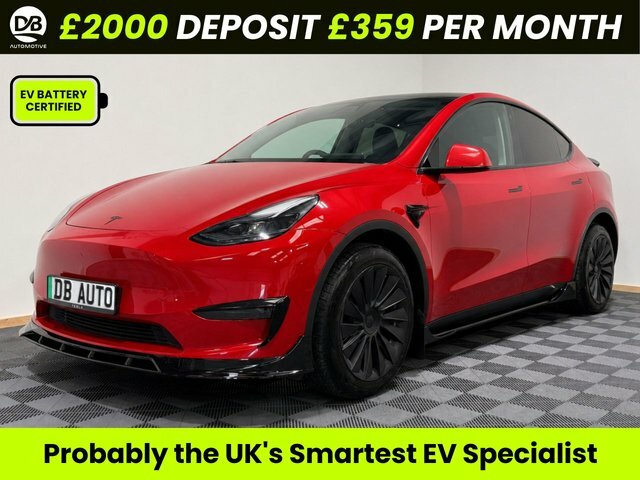 Tesla Model Y Motor Long Range Suv Red