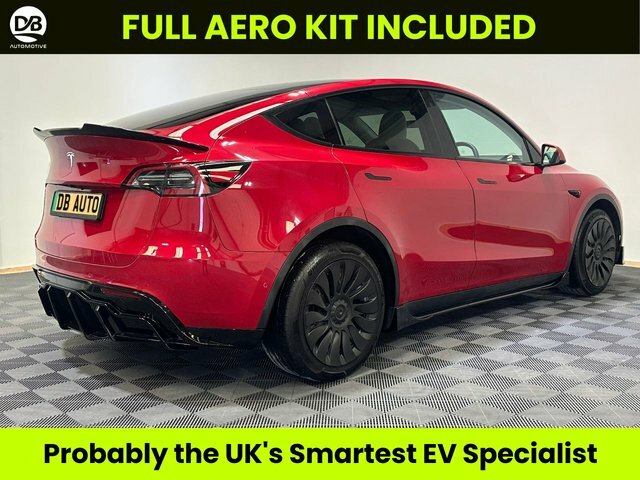 Tesla Model Y Motor Long Range Suv Red