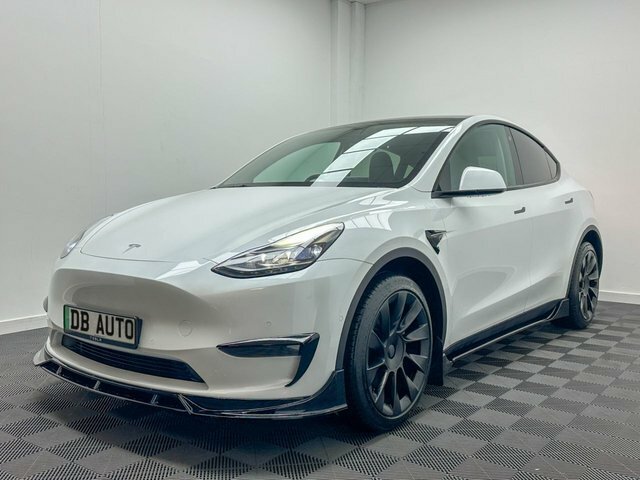 Tesla Model Y Motor Long Range Suv White #4