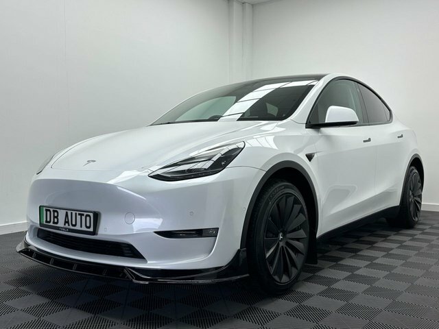 Tesla Model Y Motor Long Range Suv MV72OXT White #4