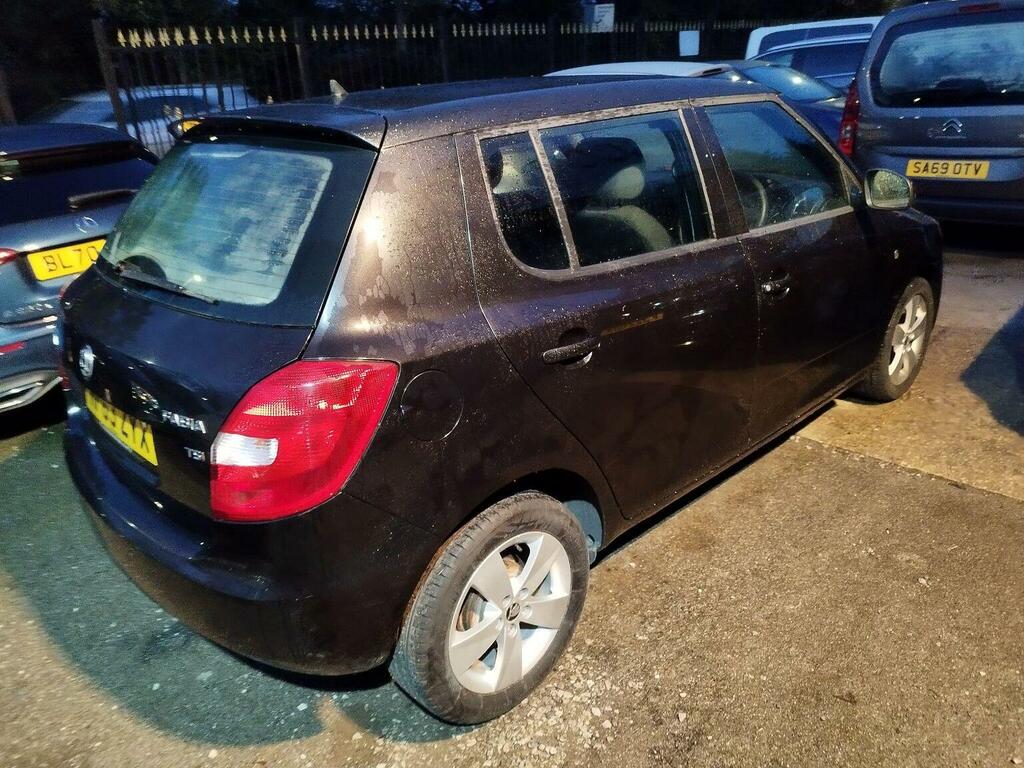 Skoda Fabia 1.2 Tsi Se Dsg Euro 5 Black #6