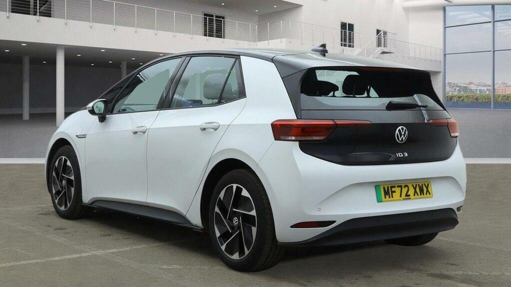 Volkswagen ID.3 Hatchback MF72XWX White #3