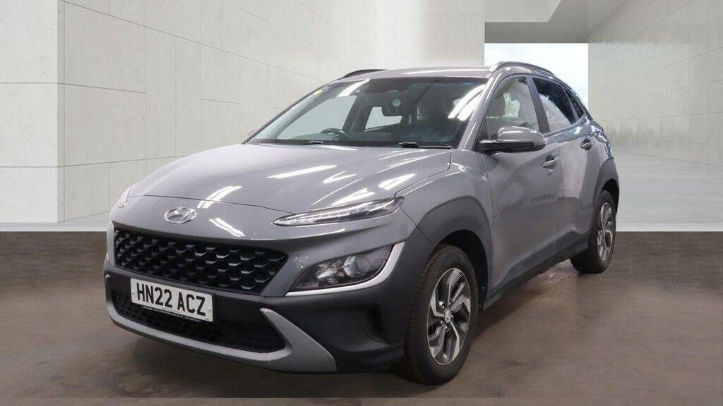 Hyundai Kona 1.6 H-gdi Se Connect Dct Euro 6 Ss HN22ACZ Grey #2