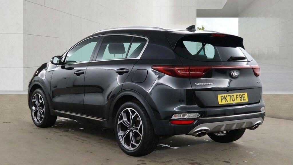 Kia Sportage 1.6 T-gdi Gt-line Euro 6 Ss PK70FBE Black #4