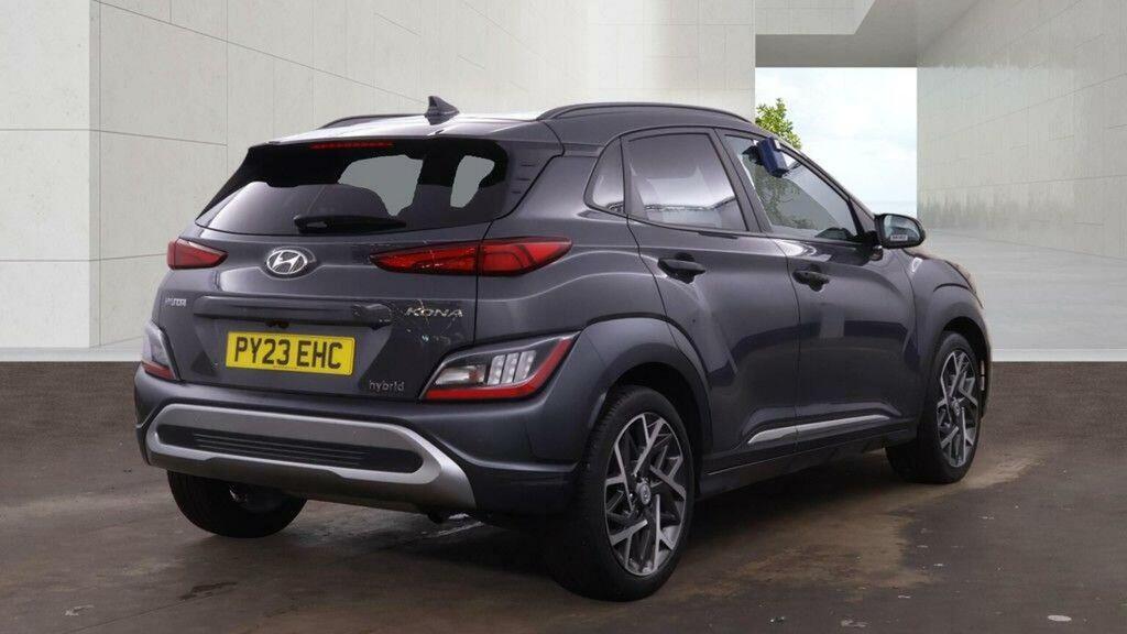 Hyundai Kona 1.6 H-gdi Premium Dct Euro 6 Ss PY23EHC Grey #2