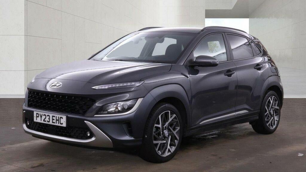 Hyundai Kona 1.6 H-gdi Premium Dct Euro 6 Ss PY23EHC Grey #3