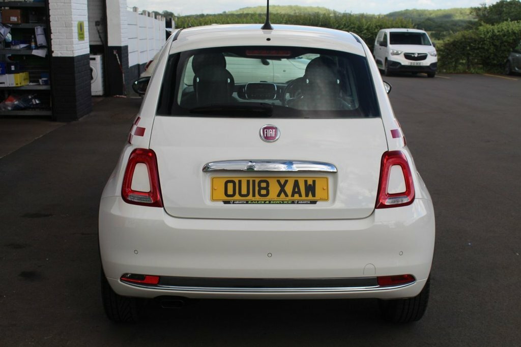 Fiat 500 1.2L Lounge OU18XAW White #5