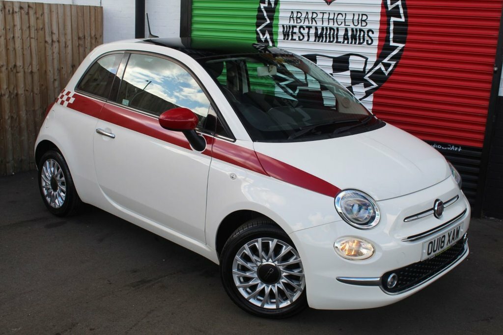 Fiat 500 1.2L Lounge OU18XAW White #4
