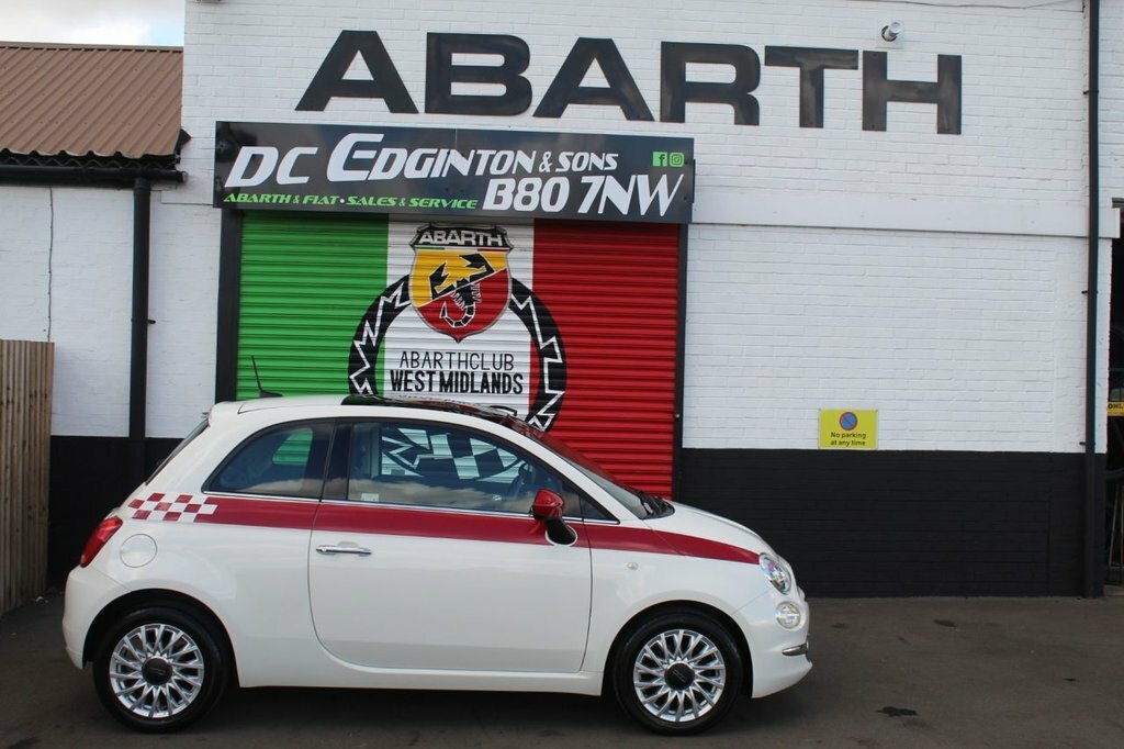 Fiat 500 1.2L Lounge OU18XAW White #6